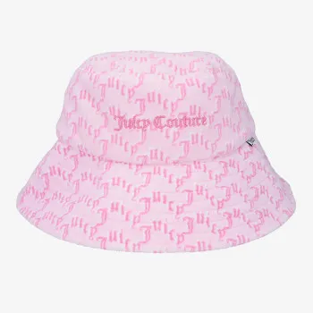 JUICY COUTURE Kapa TOWELLING LONG BRIM BUCKET HAT 