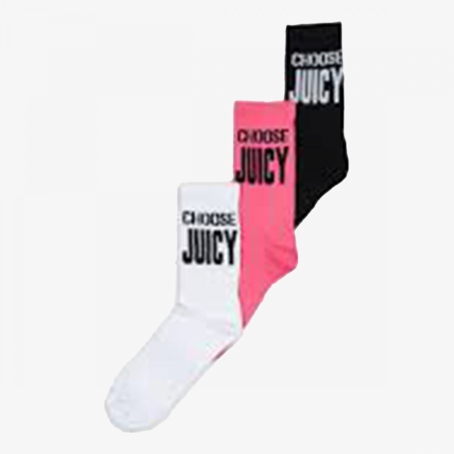 Juicy Couture Čarape CHSE 3 PCK SCK-PAK 