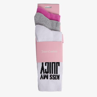 Juicy Couture Čarape SLOGAN SOCKS-PAK 