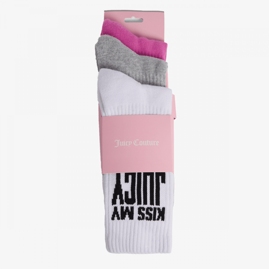 Juicy Couture Čarape SLOGAN SOCKS-PAK 