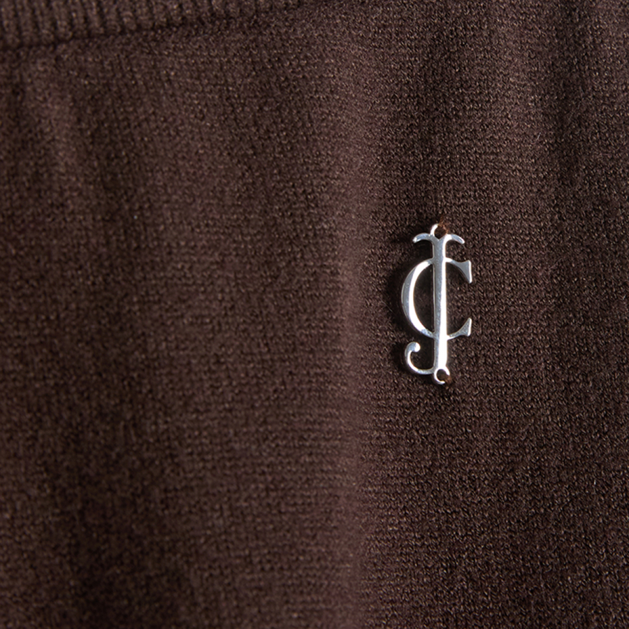 Juicy Couture Donji dio trenerke HERITAGE KNIT MID RISE WIDE LEG 