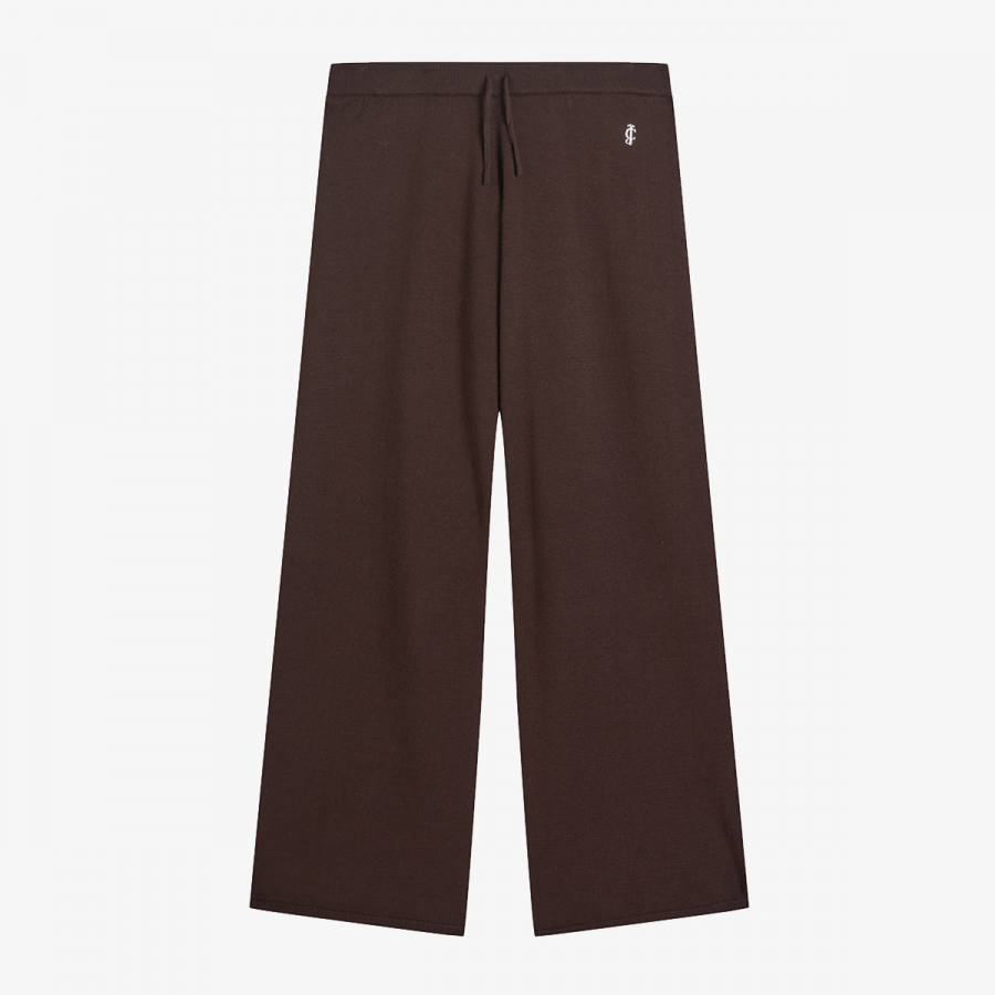 Juicy Couture Donji dio trenerke HERITAGE KNIT MID RISE WIDE LEG 