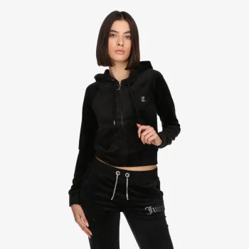 JUICY COUTURE Dukserica JUICY COUTURE Dukserica CLASSIC VELOUR HOODIE WITH JUICY  LOGO 