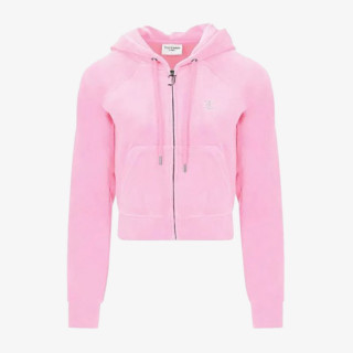 Juicy Couture Proizvodi CLASSIC VELOUR HOODIE WITH JUICY  LOGO 