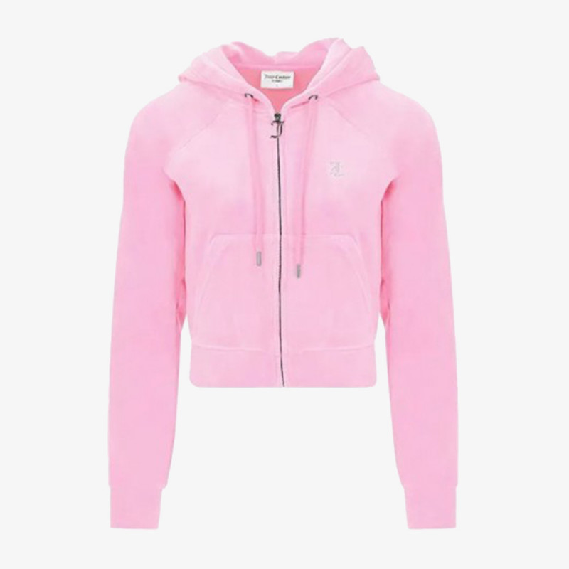 Juicy Couture Proizvodi CLASSIC VELOUR HOODIE WITH JUICY  LOGO 
