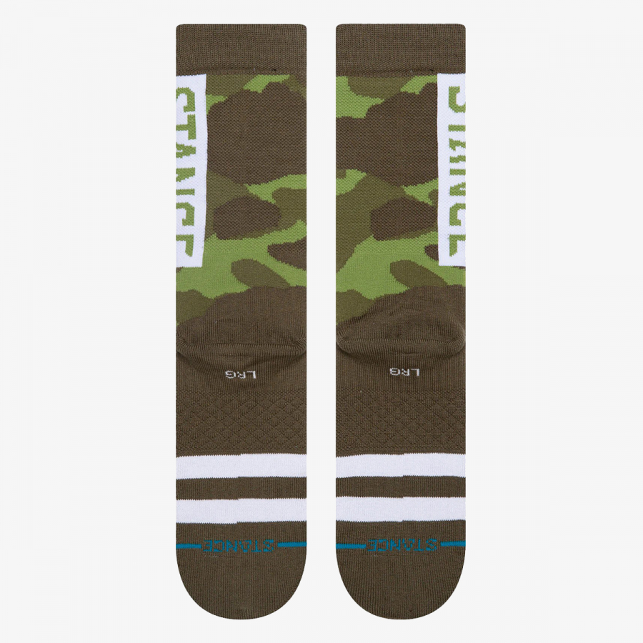 Stance Nogavice M556D17OGG-CAM STANCE OG CREW CAM L-PAK 