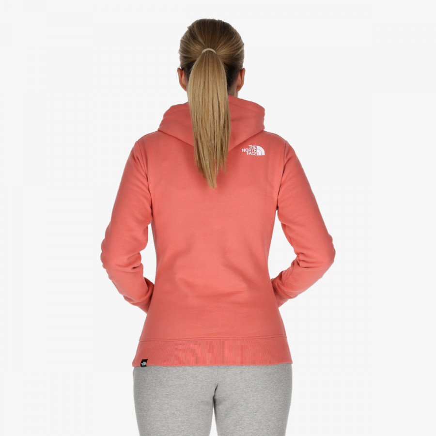 The North Face Dukserica W STANDARD HD FADED ROSE 