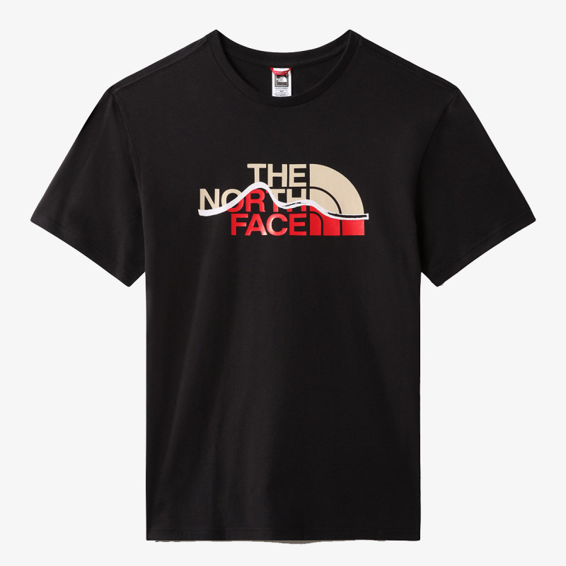 The North Face Majica M S/S MOUNTAIN LINE TEE TNF BLACK 