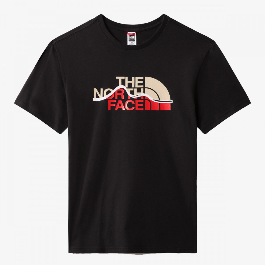 The North Face Majica M S/S MOUNTAIN LINE TEE TNF BLACK 