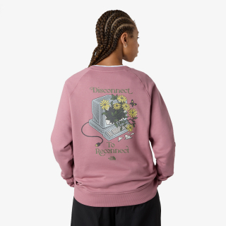 The North Face Džemper W CONNECT RELAXED CREW SWEATSHIRT-GRAPHI 