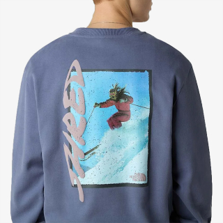 The North Face Džemper U NSE SLOPES RELAXED CREW SWEATSHIRT-GRA 