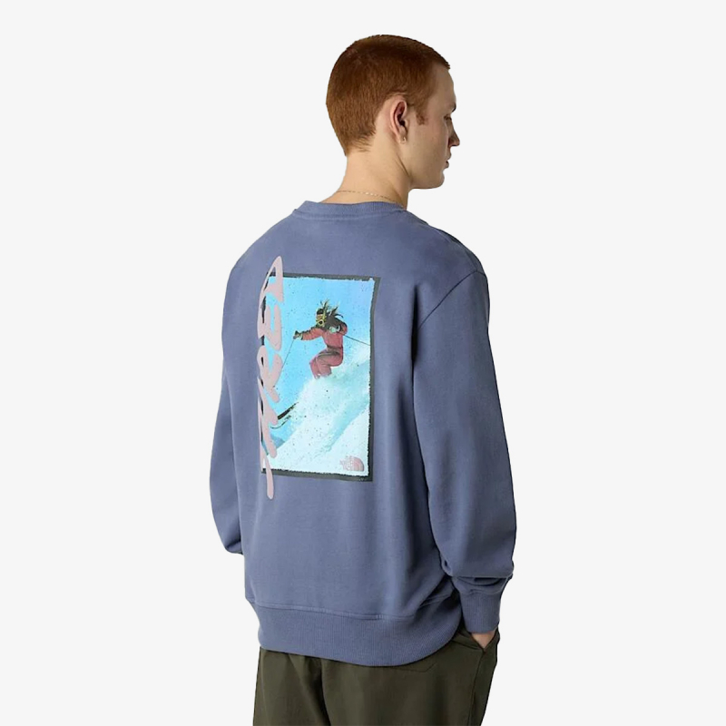 The North Face Džemper U NSE SLOPES RELAXED CREW SWEATSHIRT-GRA 