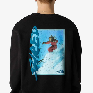 The North Face Džemper U NSE SLOPES RELAXED CREW SWEATSHIRT-GRA 