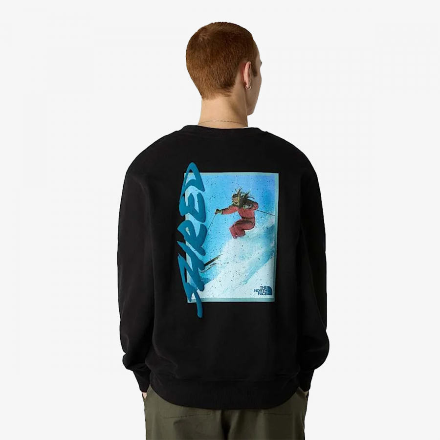 The North Face Džemper U NSE SLOPES RELAXED CREW SWEATSHIRT-GRA 