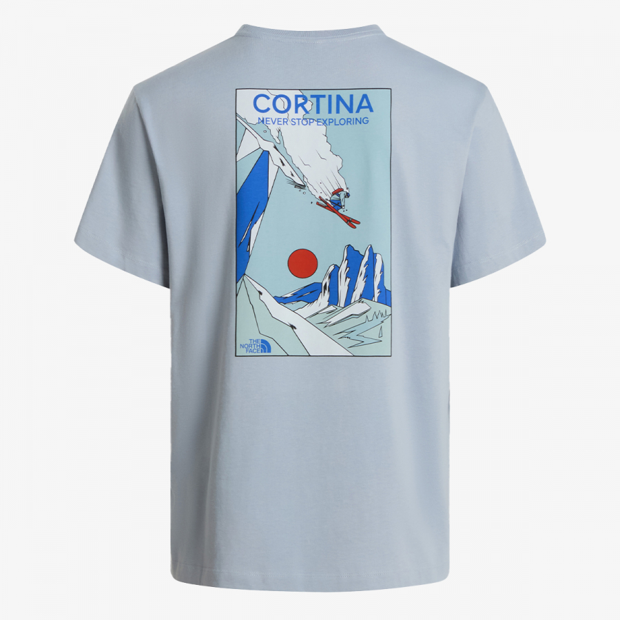 The North Face Majica MOUNTAIN CELEBRATION REGULAR SHORT 