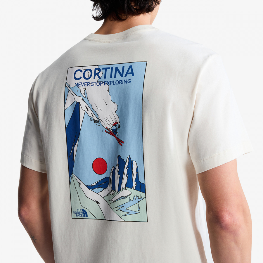 The North Face Majica MOUNTAIN CELEBRATION REGULAR SHORT 