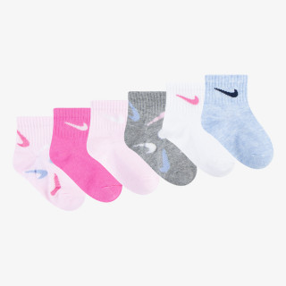 Nike Čarape NHN SWOOSHFETTI 6PK ANKLE SOCK-PAK 