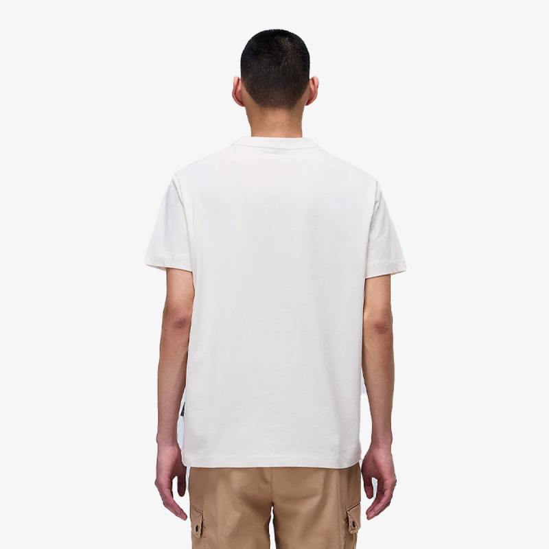 Napapijri Majica S-BOX LOGO SS N1A WHITE WHISPER 