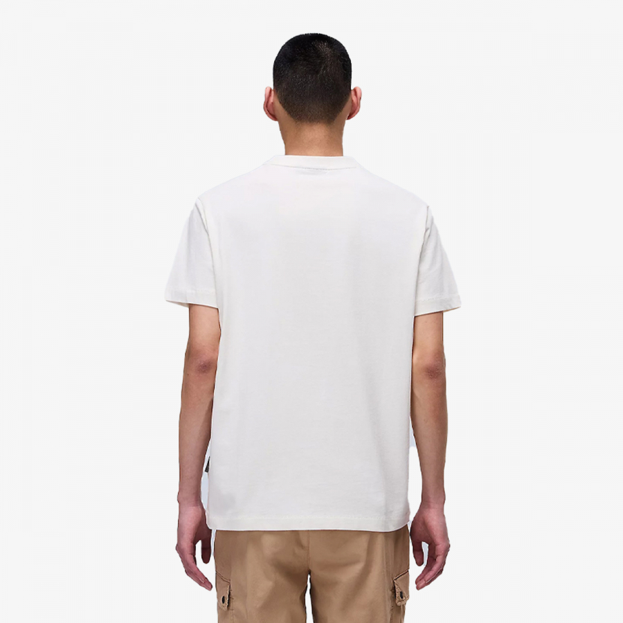Napapijri Majica S-BOX LOGO SS N1A WHITE WHISPER 