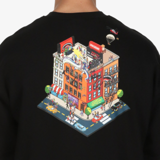 Sprayground Dukserica BLOCK PARTY CREWNECK BLK 