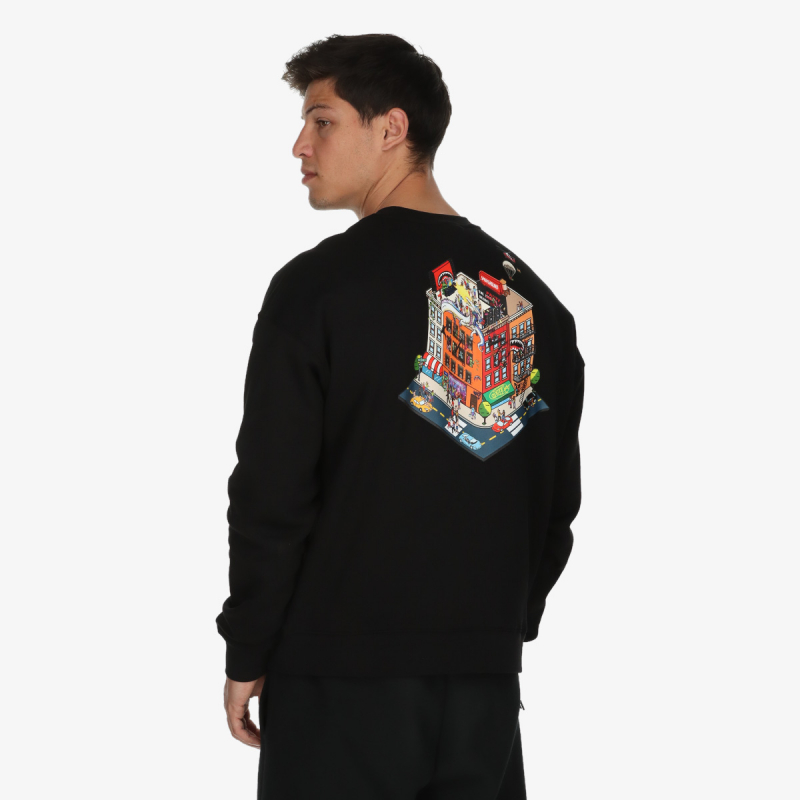 Sprayground Dukserica BLOCK PARTY CREWNECK BLK 