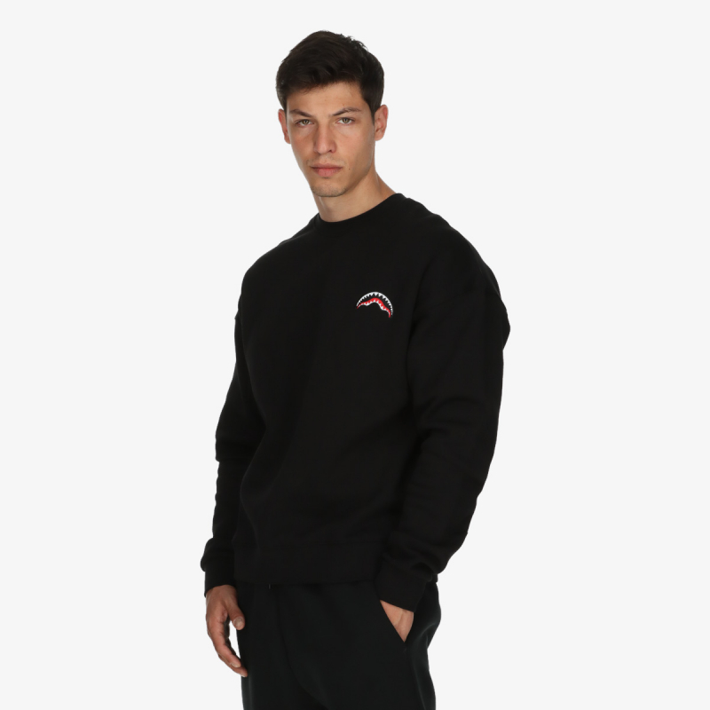 Sprayground Dukserica BLOCK PARTY CREWNECK BLK 