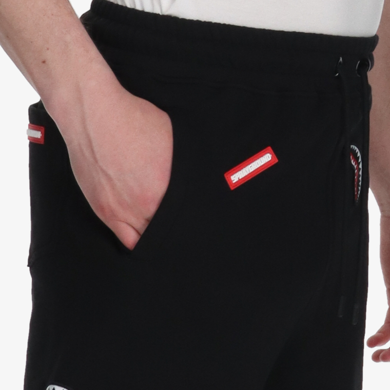 Sprayground Šorc SHARK PATCHES SHORTS BLK 