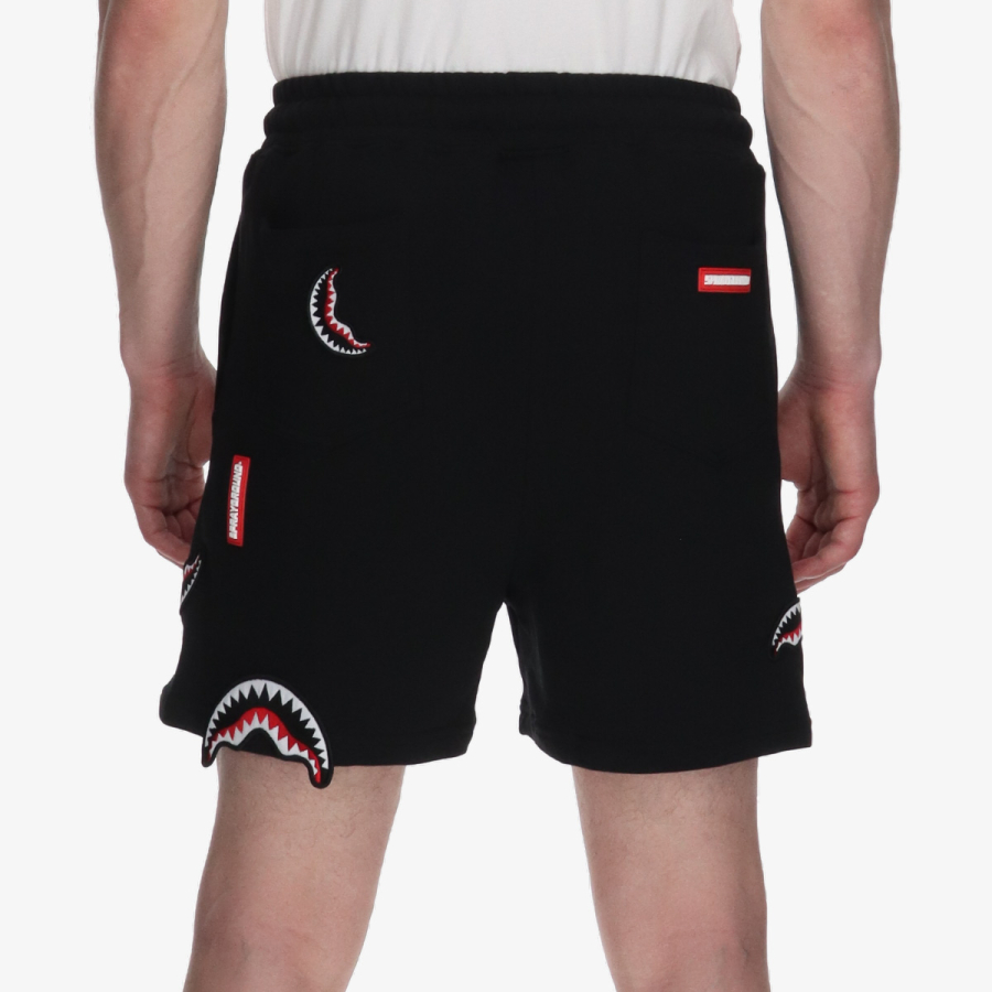 Sprayground Šorc SHARK PATCHES SHORTS BLK 