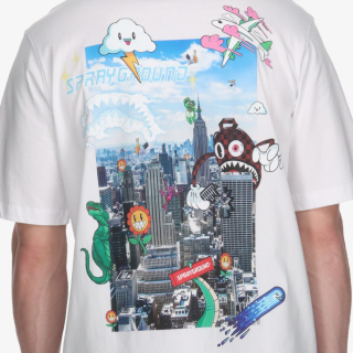 Sprayground Majica CHARACTER INVASION T-SHIRT WHT 