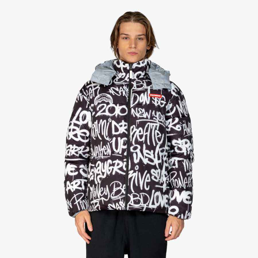 Sprayground Jakna GRAFFITI REFLECTIVE DOUBLE PADDED JACKET 