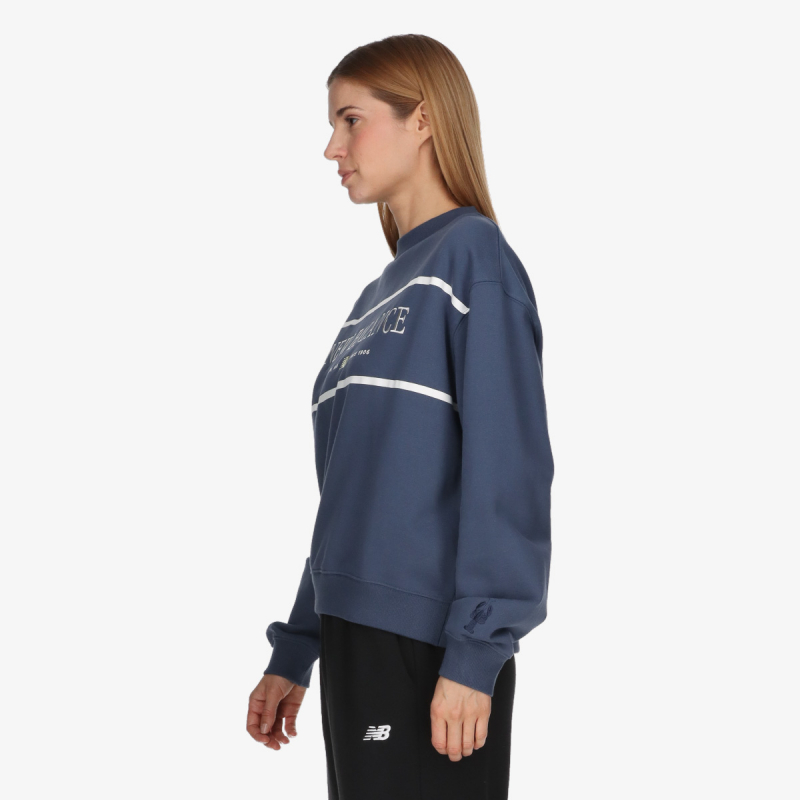 New Balance Dukserica ATHLETICS NAUTICAL LOBSTER CREW 