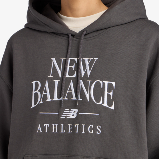 New Balance Dukserica LINEAR HERITAGE FLEECE HOODIE 